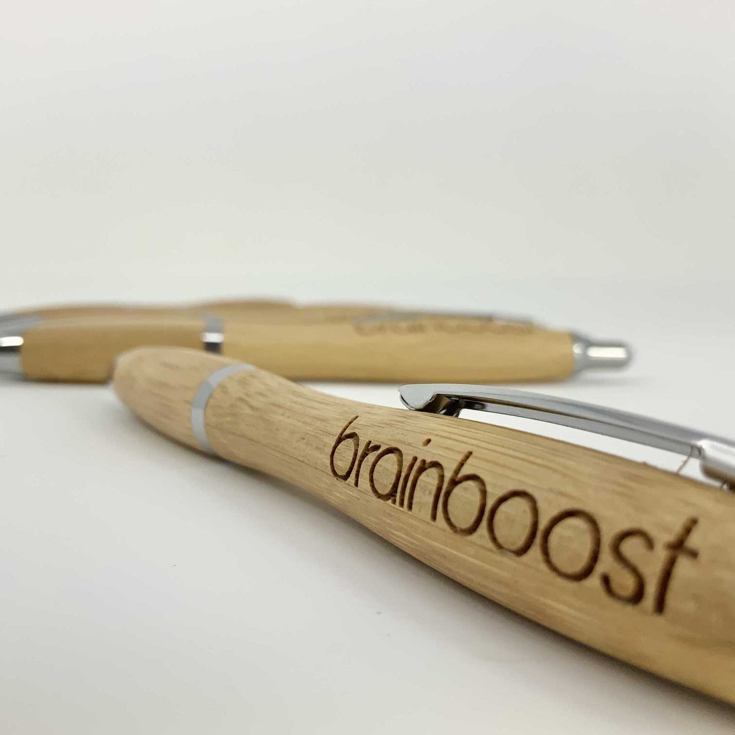 brainboost ballpoint pen bamboo