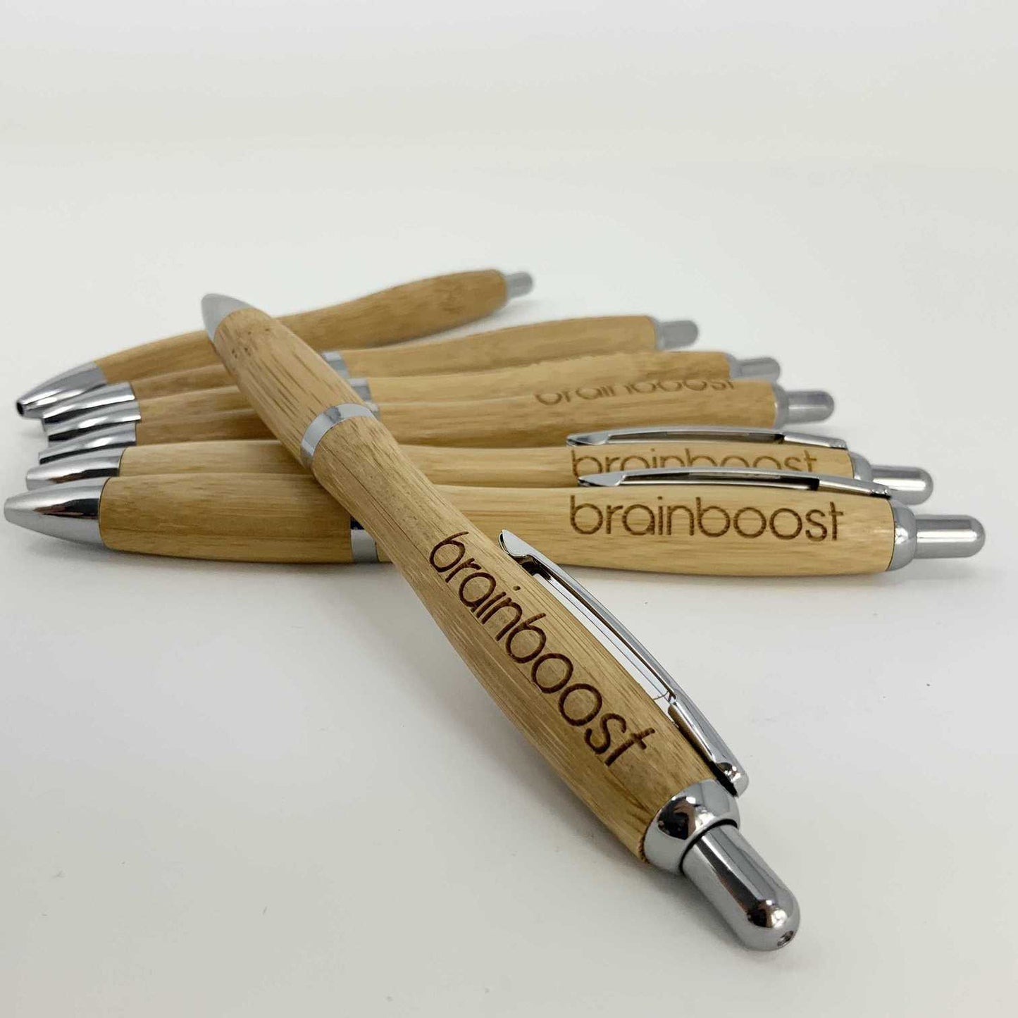brainboost ballpoint pen bamboo