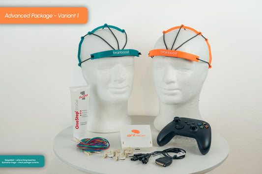 Neurofeedback & mini-qEEG Paket - Advanced mit eego 8 Verstärker