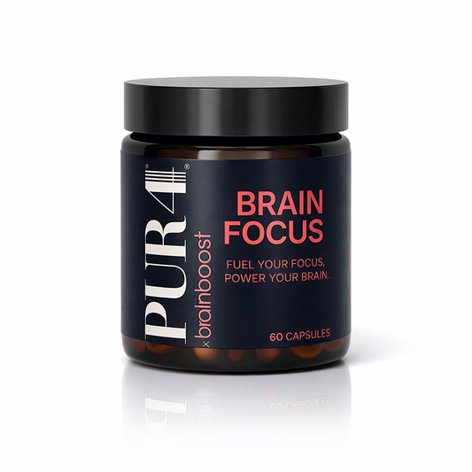 PUR4 x brainboost Brain Focus Nahrungsergänzungsmittel