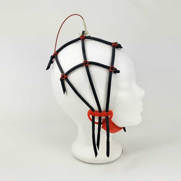 EEG Kappe (MiniCap) | Minimale Konfiguration | 3 Schnüre | ohne Elektroden